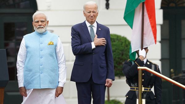 Байден перепутал гимн США с гимном Индии на встрече с Моди<br />
